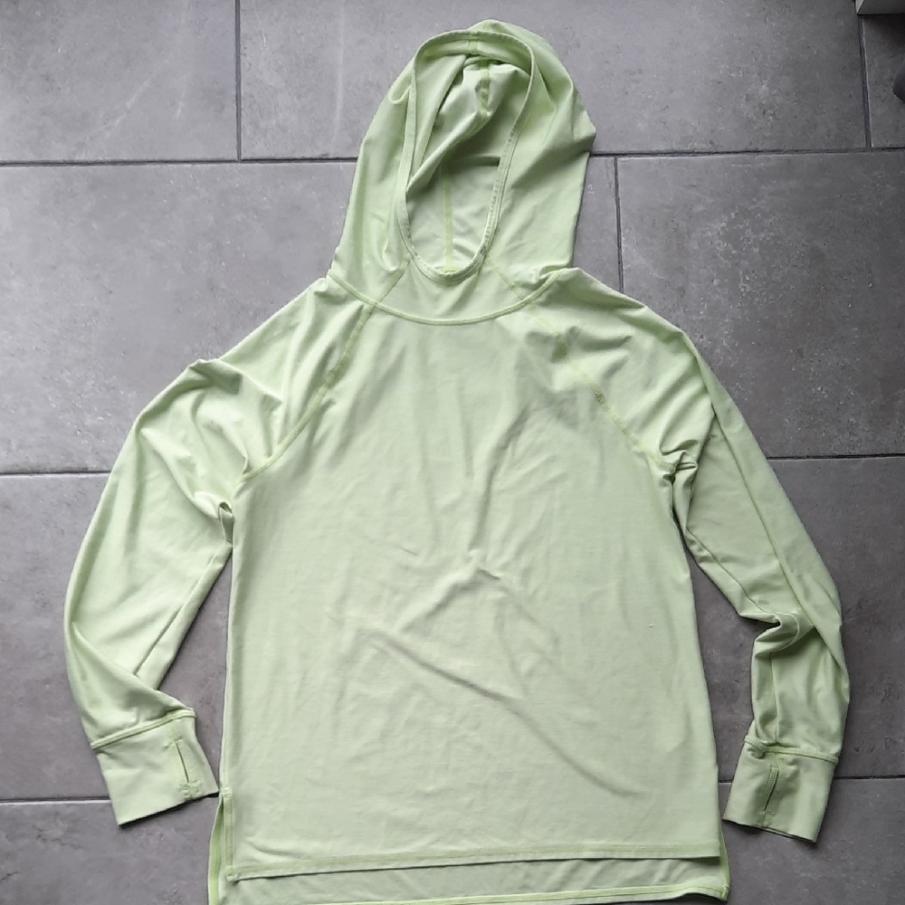 Zella Light Green Kids Quick Dry Hoodie